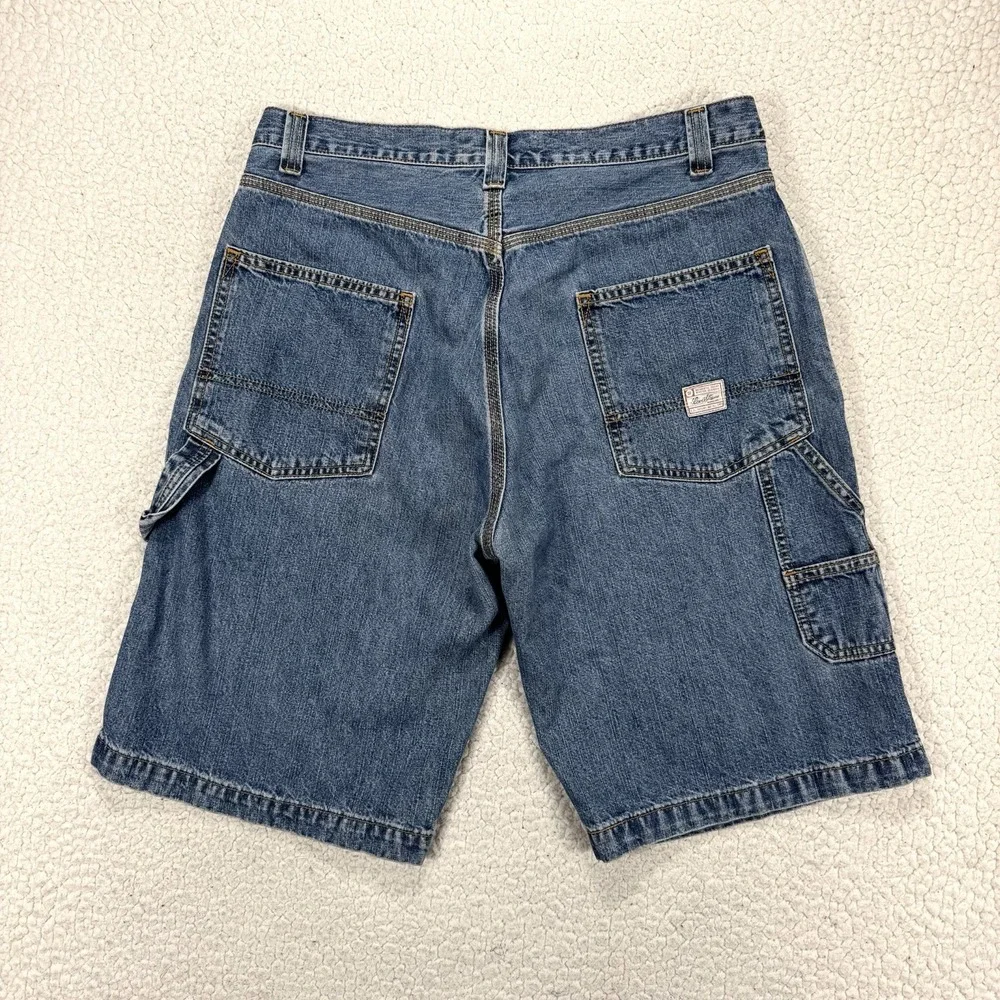 VTG Levi Strauss Signature Carpenter Shorts Men's 34 Workwear Y2K Skater Denim